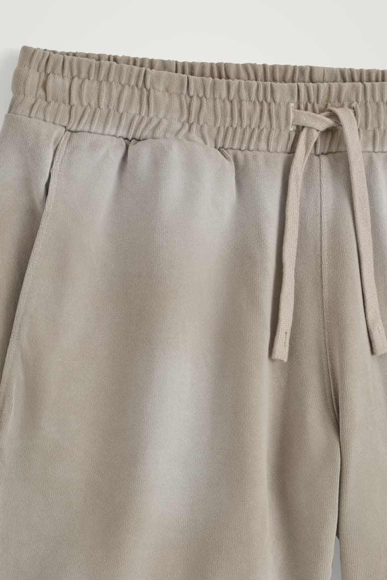 Washed-Jersey Drawstring Shorts, Alternate, color, MOLE