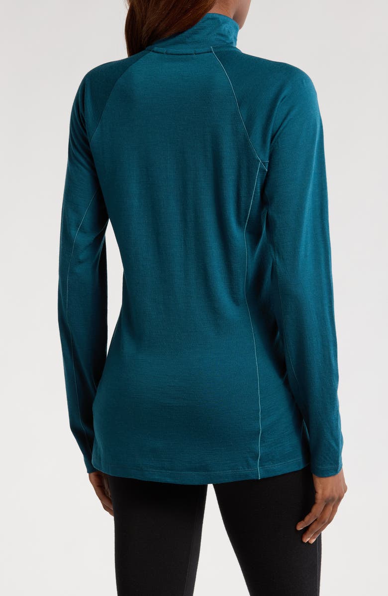 Smartwool Merino Wool Blend Quarter-Zip, Alternate, color, Twilight Blue