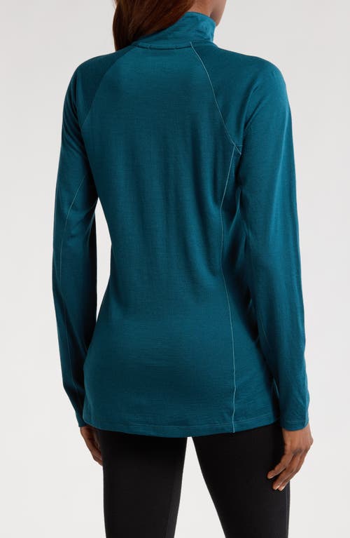 Smartwool Merino Wool Blend Quarter-zip In Twilight Blue
