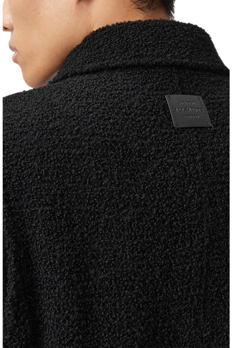 Baum Wool Blend Baseball Jacket, Alternate, color, BLACK