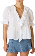 Steve Madden Lyric Ruffle Top