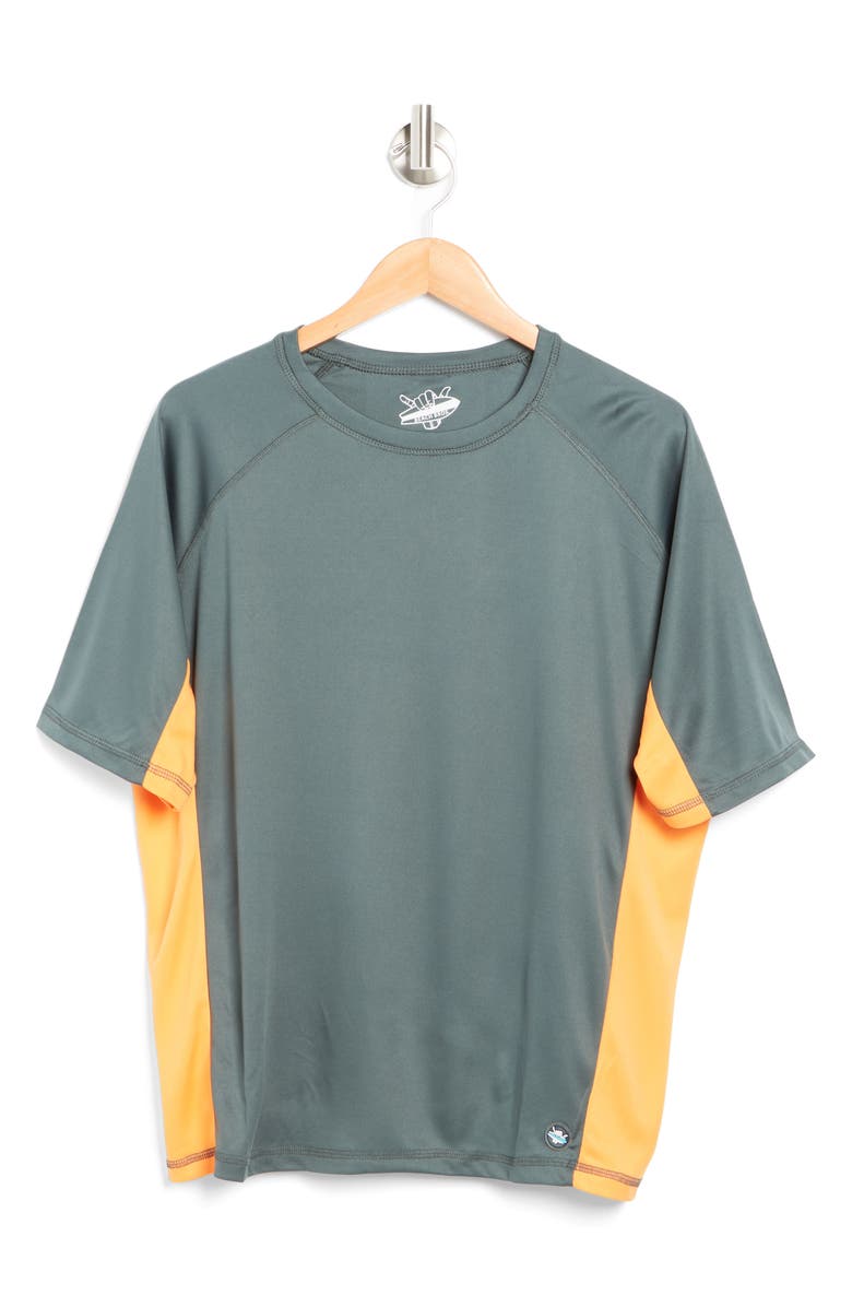 BEACH BROS Side Panel Short Sleeve Swim T-Shirt, Alternate, color,