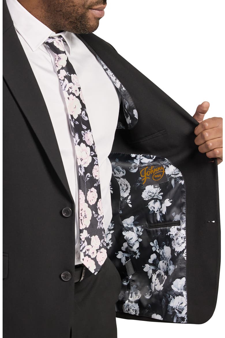 Tanner Stretch Suit Jacket, Alternate, color, BLACK