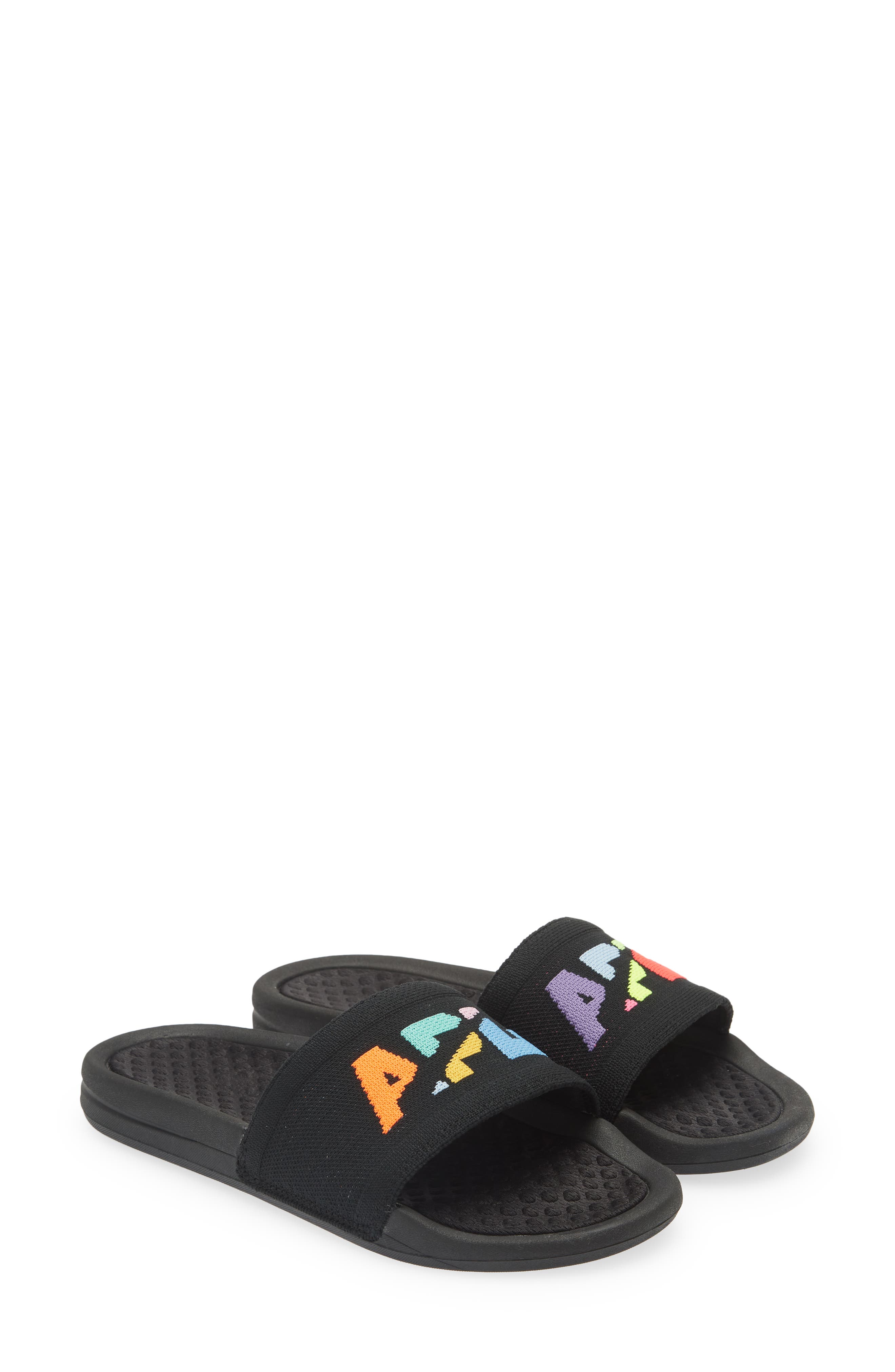 APL Big Logo TechLoom Knit Sport Slide, Alternate, color, 