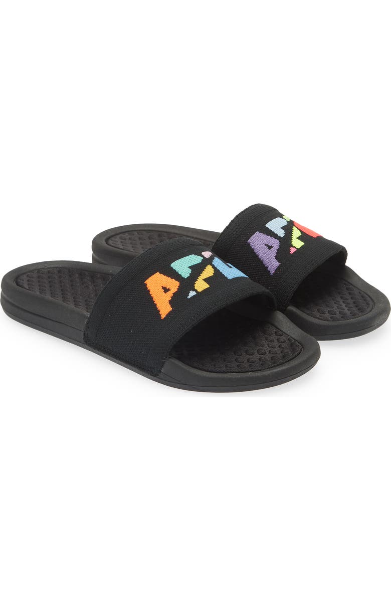 APL Big Logo TechLoom Knit Sport Slide, Alternate, color,