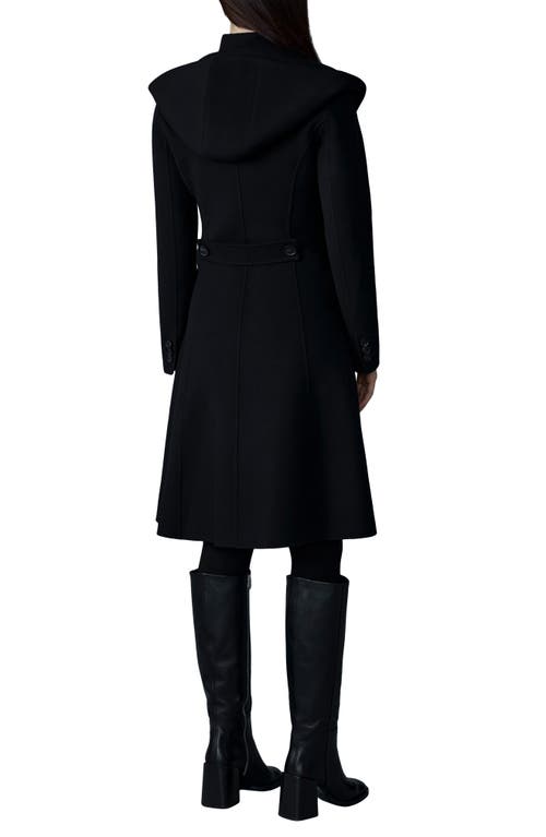 Mackage Hooded Coat With Removable Bib In Black