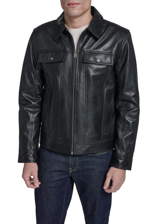 Leather Trucker Jacket