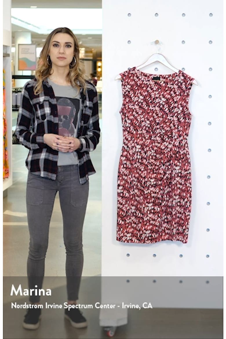Bright Burst Twist Jersey Dress video