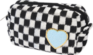 Malibu Sugar Checkered cosmetic bag