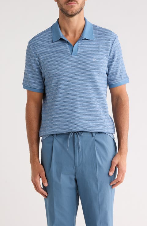 Crochet Stitch Johnny Collar Polo