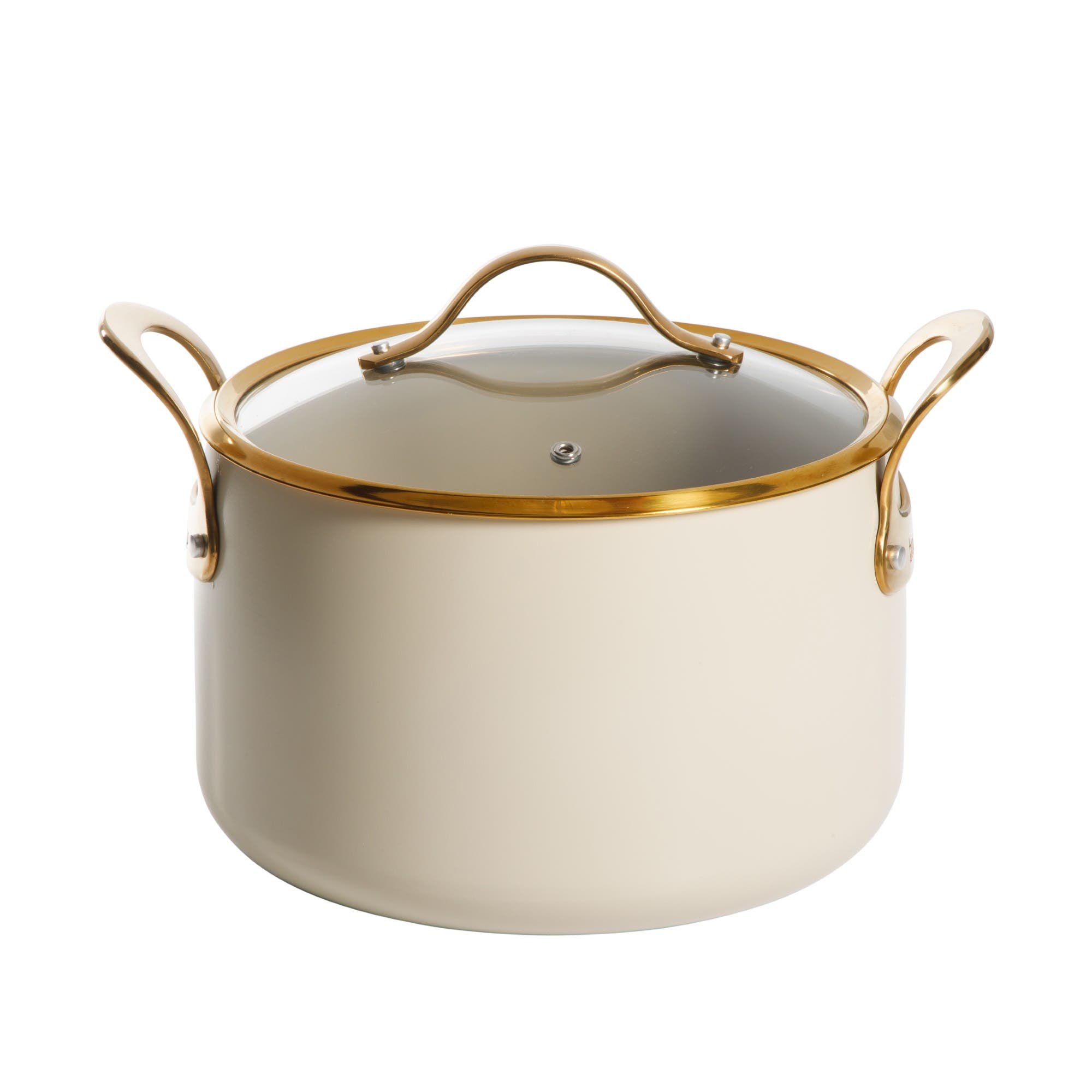 selected Linen White with Gold Handle