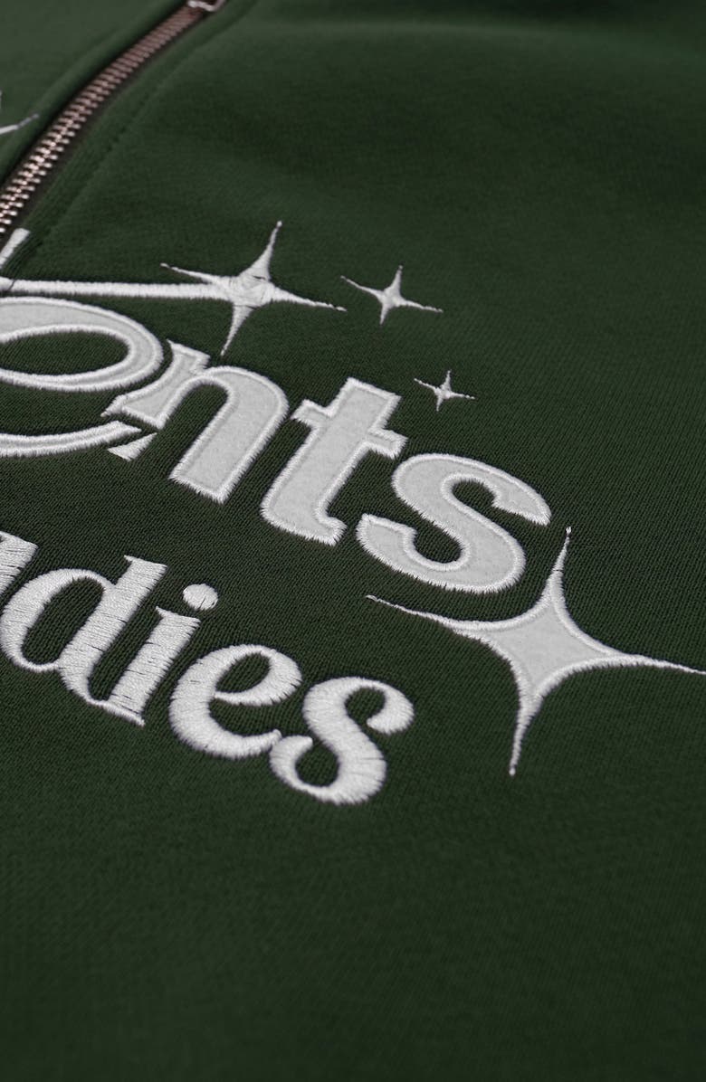 STUDENTS Rising Stars Cotton Zip-Up Hoodie, Alternate, color, Hunter