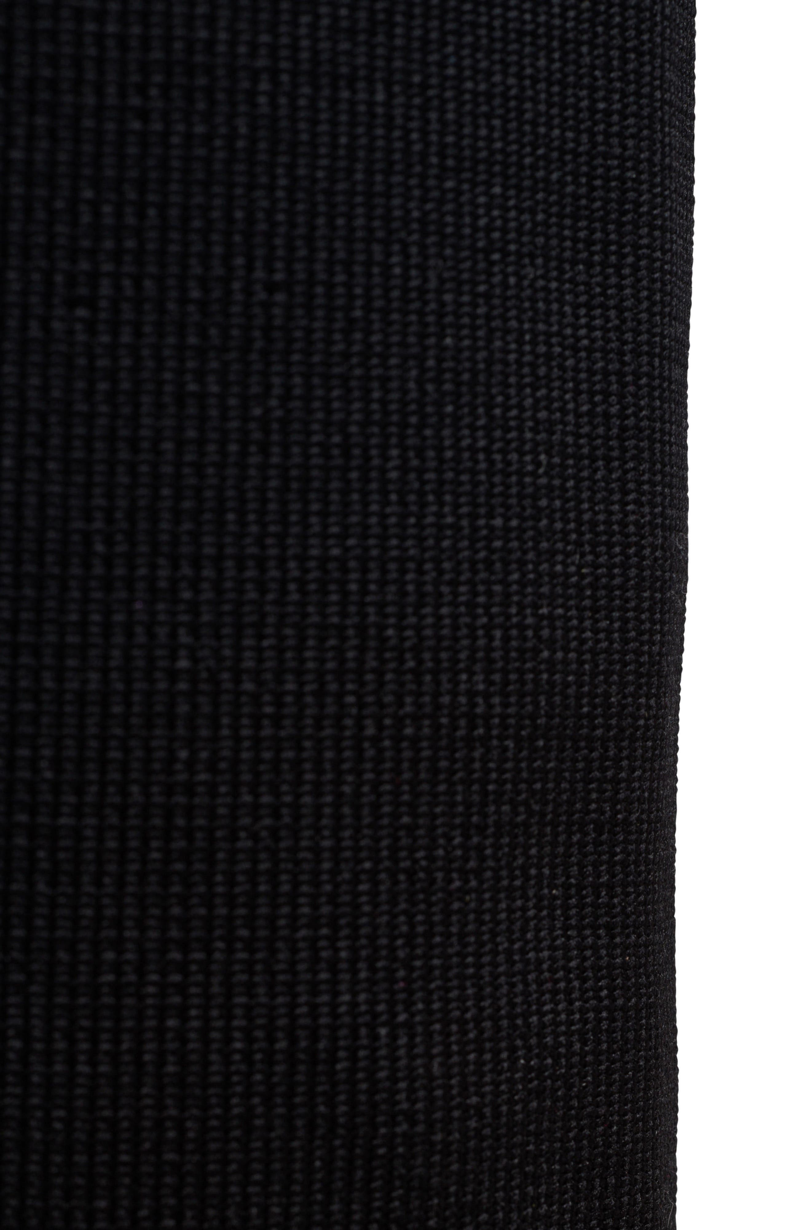 Balmain Wedge knit thigh-high boots, Alternate, color, Black