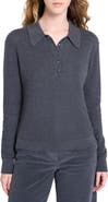 TWP Jorden Thermal Cashmere Polo Sweater