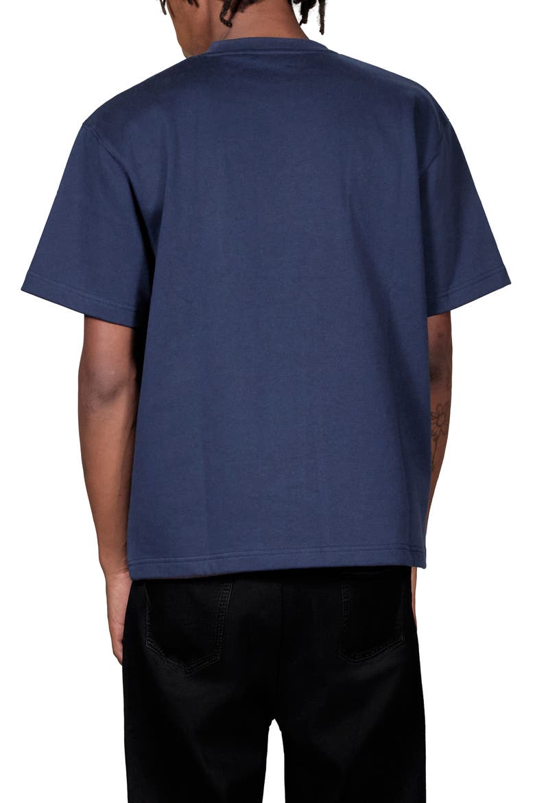 Twitch Studded Appliqué T-Shirt, Alternate, color, NAVY