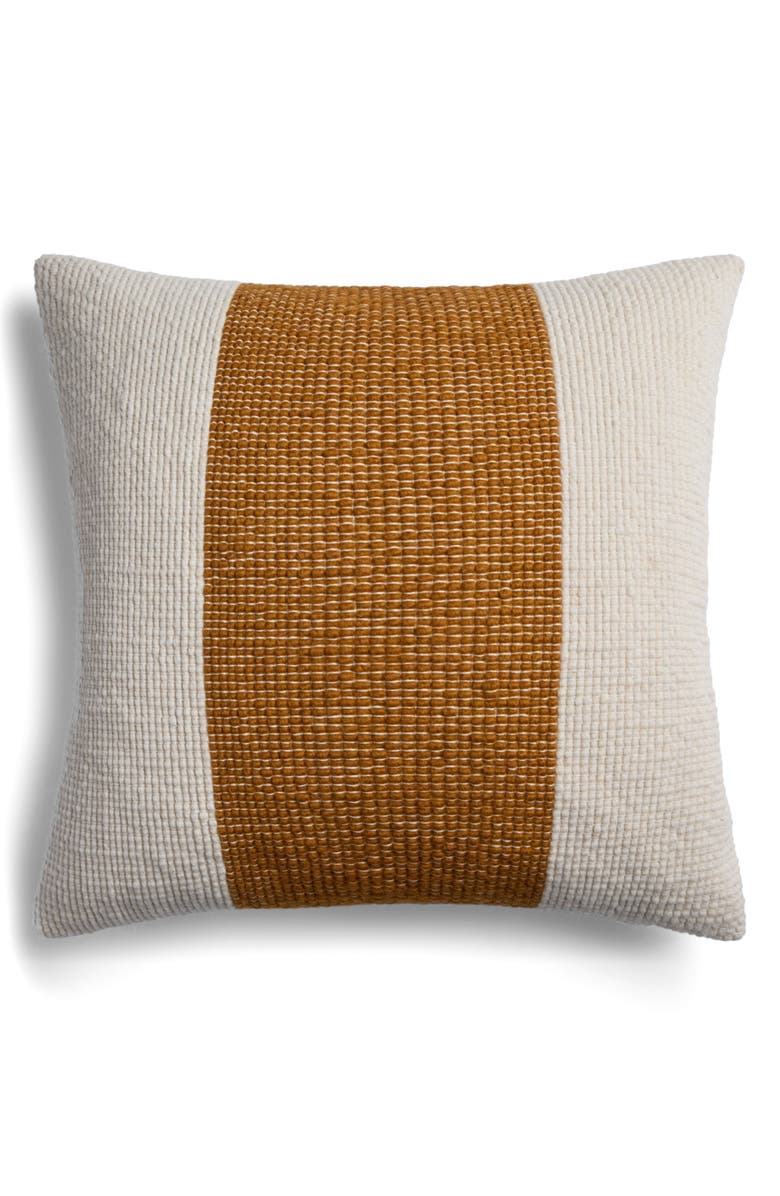 Parachute Sierra Colorblock Accent Pillow Cover, Main, color, Turmeric