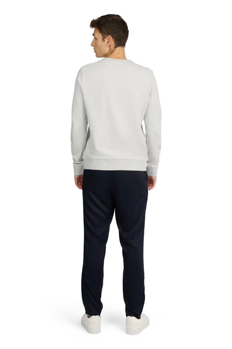 Terry Crewneck Sweater, Alternate, color, LUNAR GREY