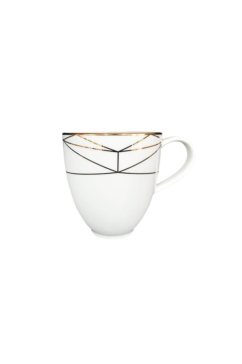 Gem Cut Gold Mug_Version B, Main, color, White
