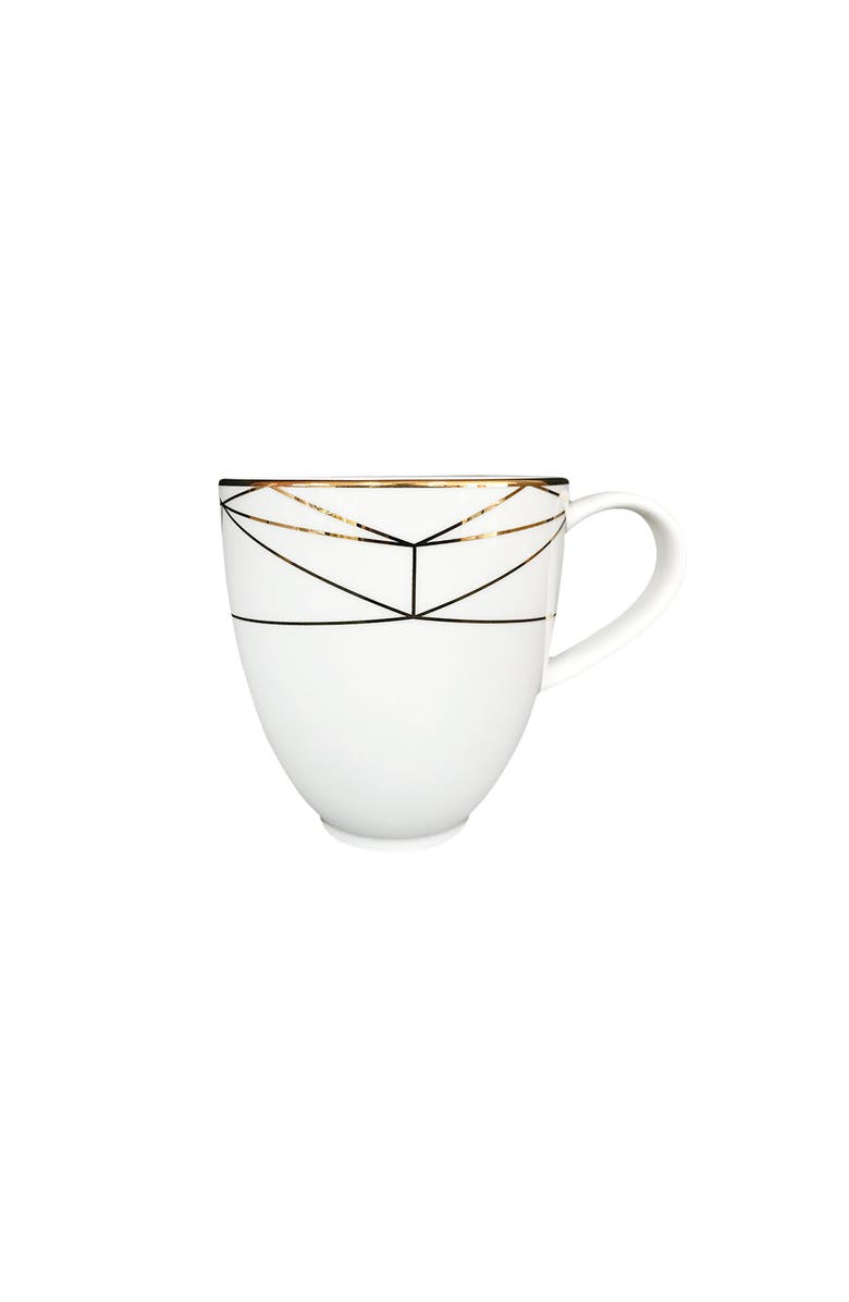 Prouna Gem Cut Gold Mug_Version B, Main, color, White