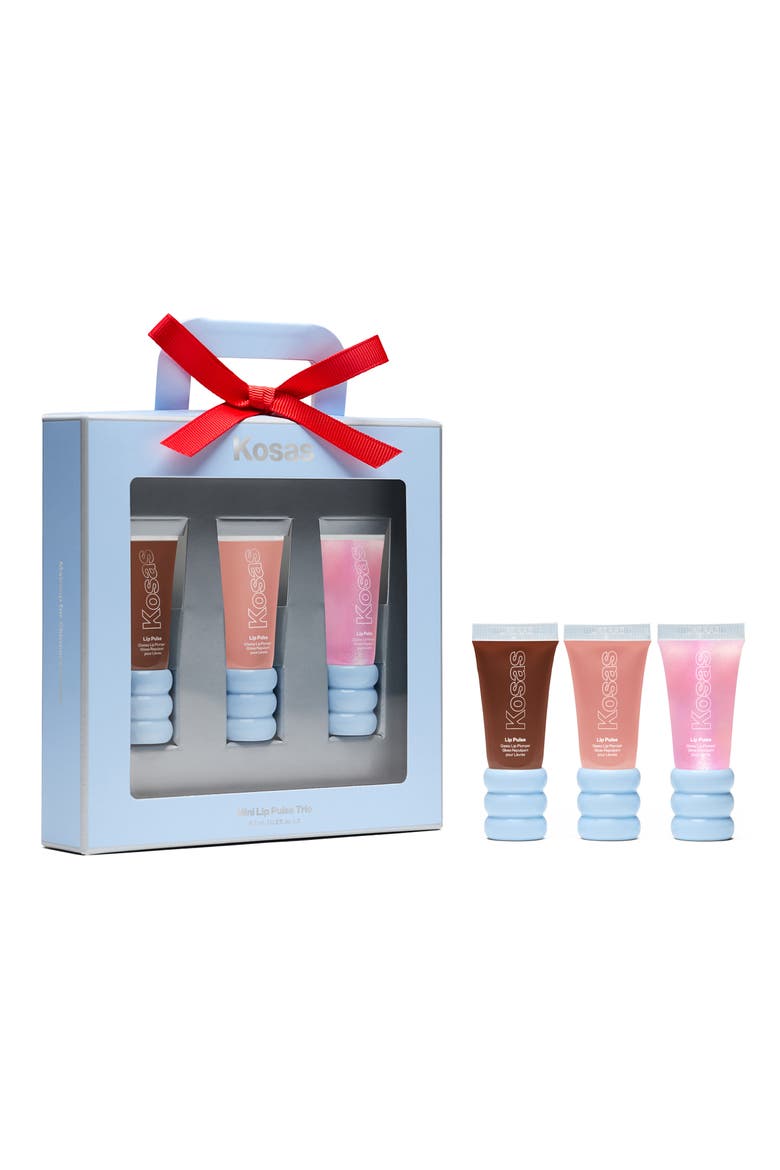 Mini Lip Pulse Glassy Lip Plumper Trio, Main, color, NO COLOR