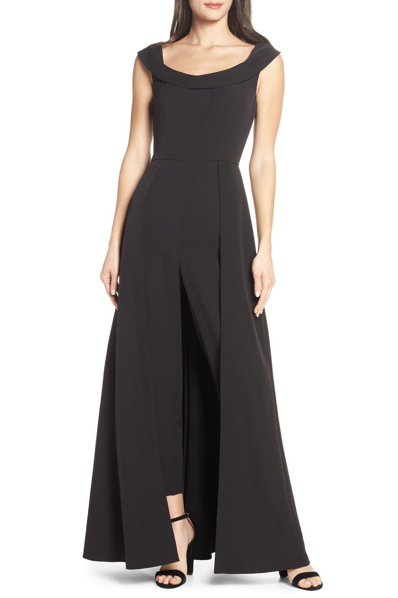 Maxi Romper, Main, color, BLACK