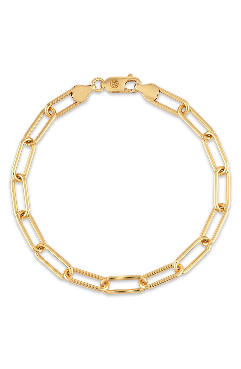 Esquire Men's Paperclip Chain Necklace, Main, color, 