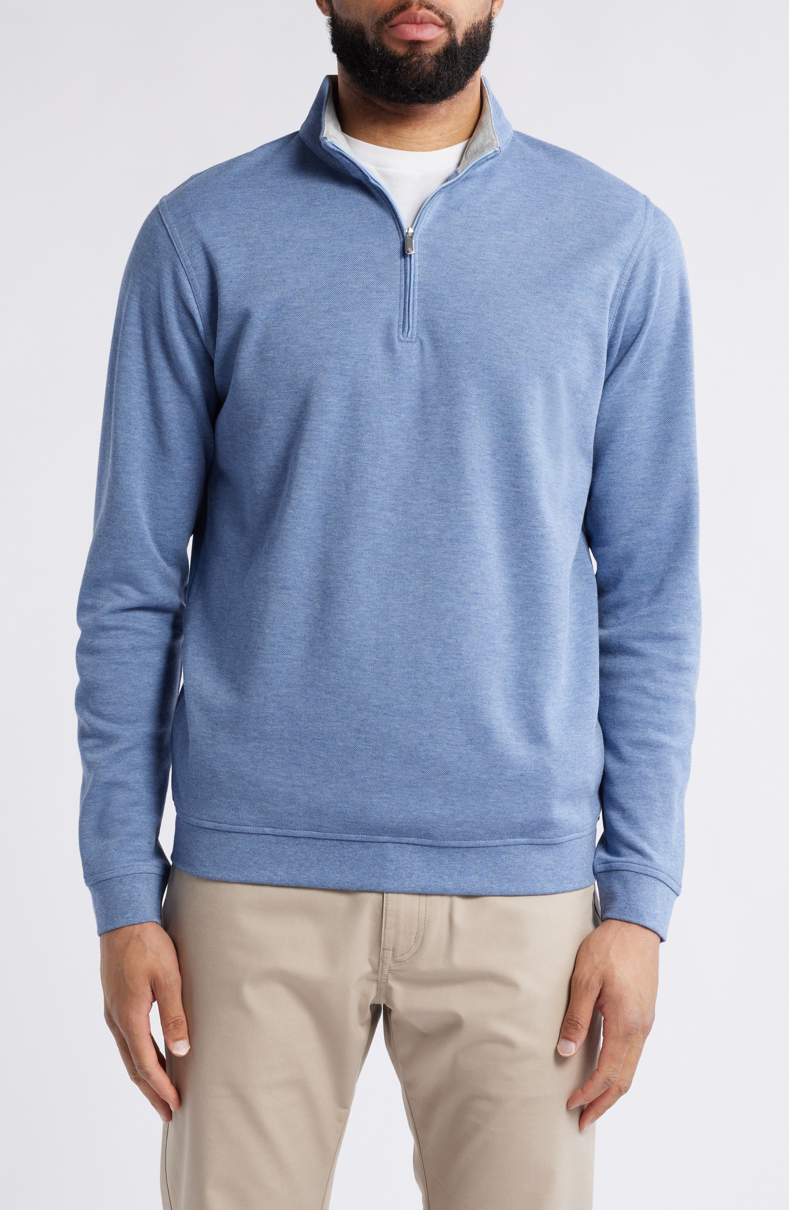 Crown Comfort Crewneck Piqué Quarter Zip
