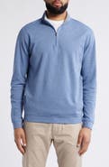 Peter Millar Crown Comfort Crewneck Piqué Quarter Zip