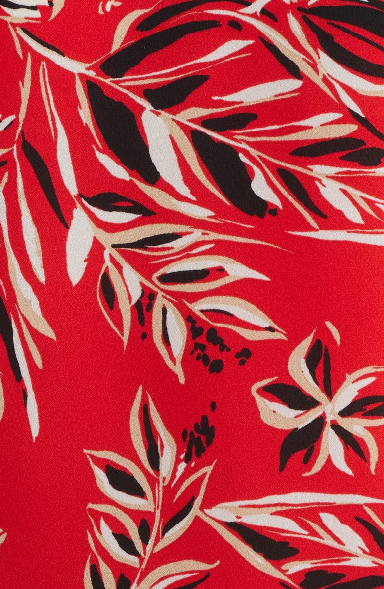 AK ANNE KLEIN Floral Print Woven Shirt, Alternate, color, 