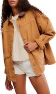 Free People Lemon Canvas Chore Jacket