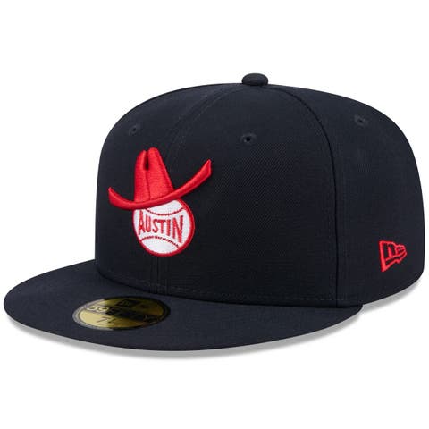 Men's New Era  Navy Round Rock Express Theme Nights 59FIFTY Fitted Hat