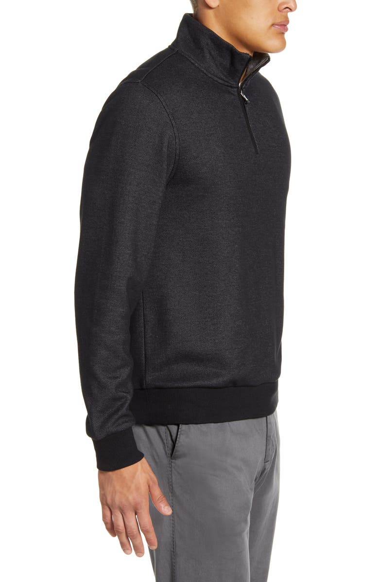 Zachary Prell Braemore Fleece Lined Quarter Zip Pullover, Alternate, color,