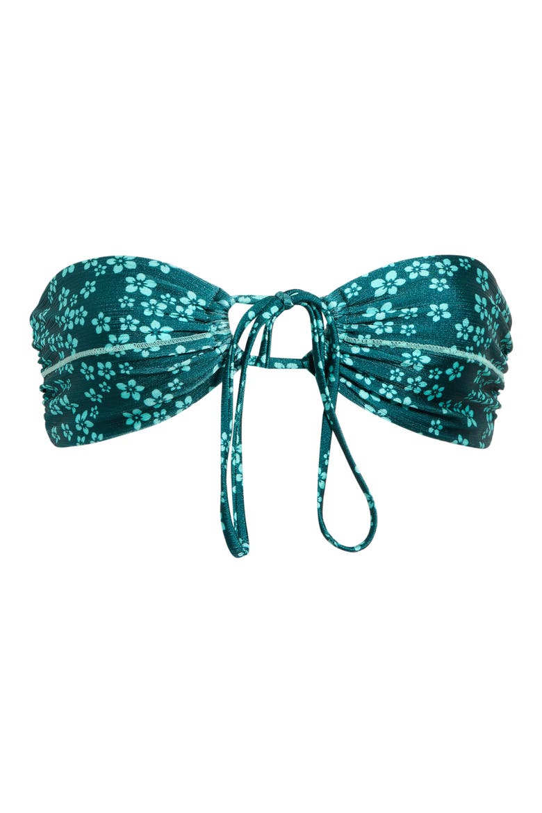 Stitch Splice Bandeau Bikini Top, Alternate, color, MOONKISS