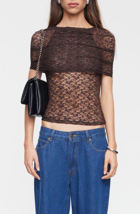Bella Vita Lace Layered Top