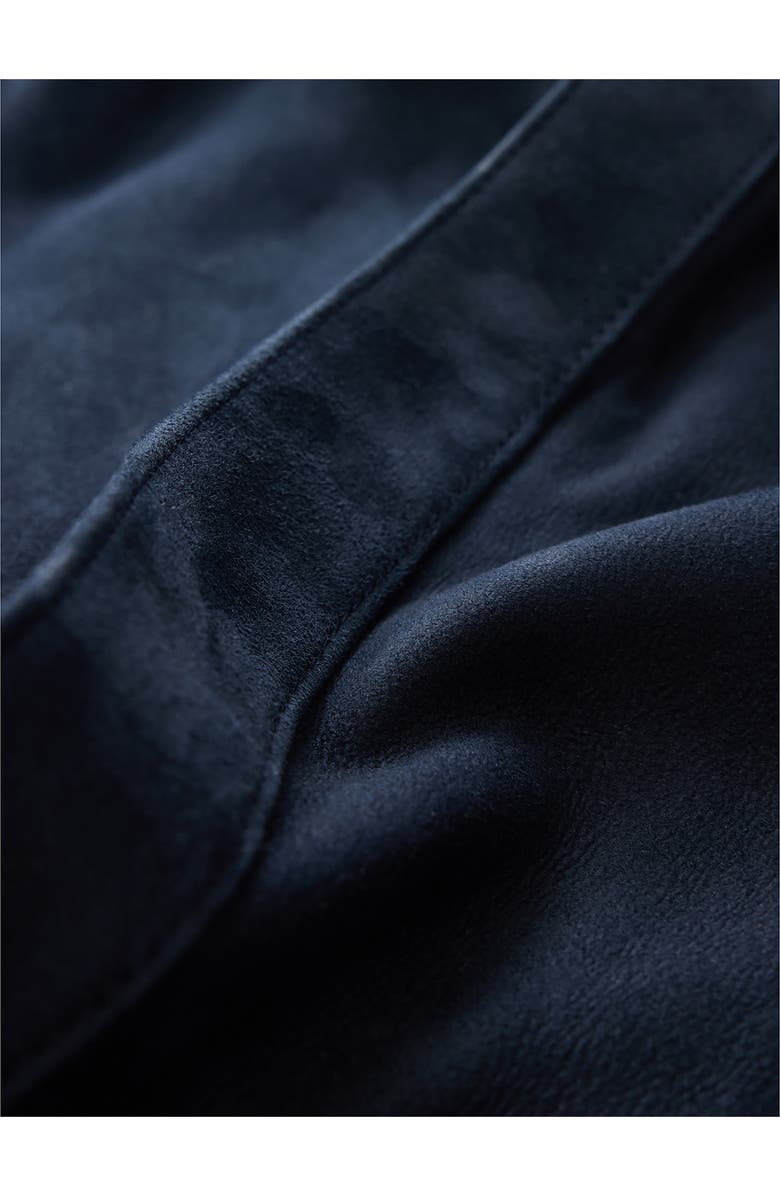 John Varvatos Essex Suede Jacket, Alternate, color, Navy