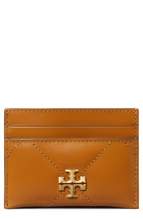 Kira Diamond Quilted Leather Card Case