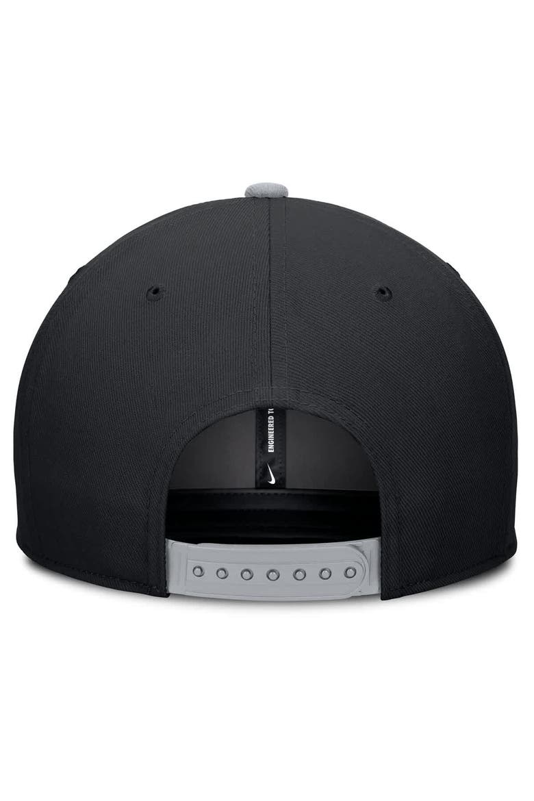 Men's Nike Black/Gray Chicago White Sox Pro Performance Snapback Hat, Alternate, color, Black