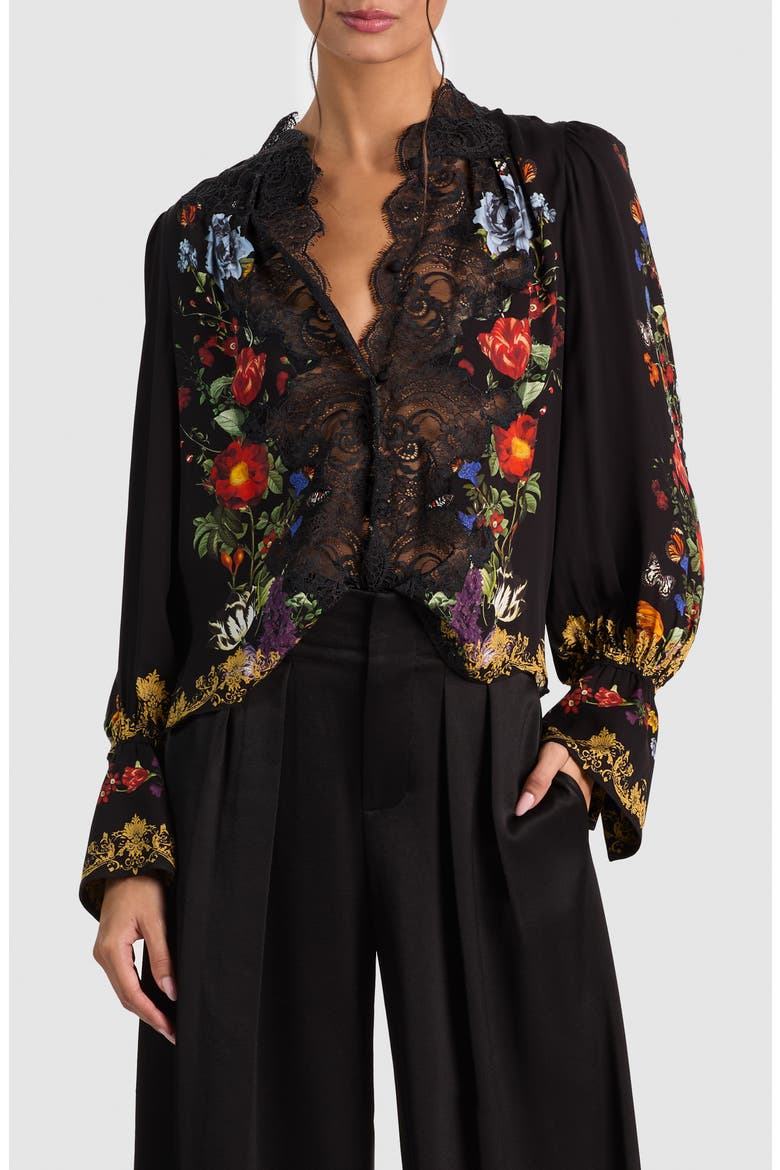 Marion Lace Top, Main, color, MOONLIT MANOR
