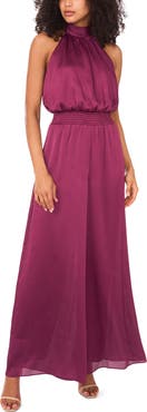Vince Camuto Smock Waist Wide Leg Jumpsuit