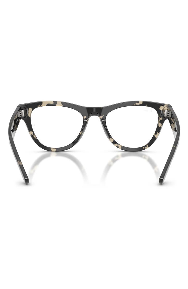 Ray-Ban 52mm Cat Eye Optical Glasses, Alternate, color, Grey Tort