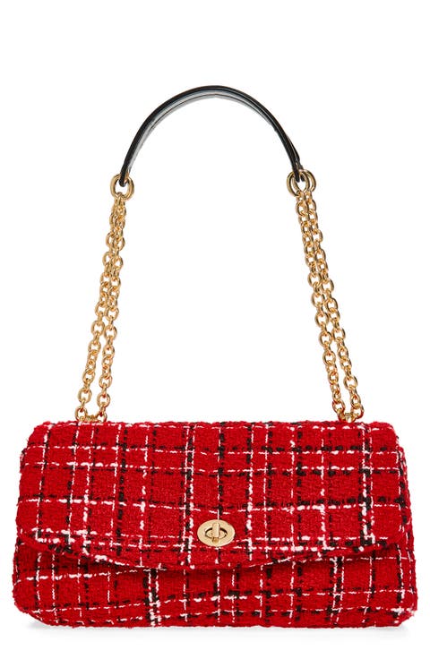 Tweed Convertible Crossbody Bag