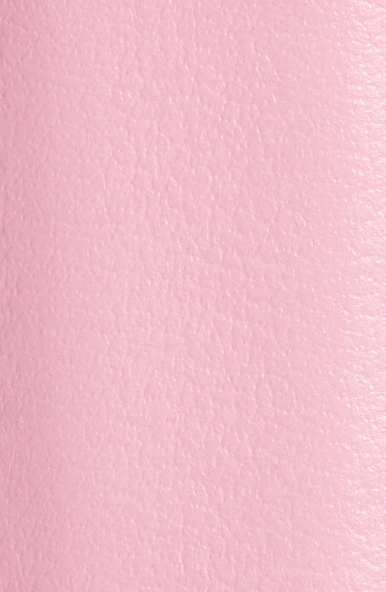 Versace Medusa Leather Skinny Belt, Alternate, color, Baby Pink Versace Gold