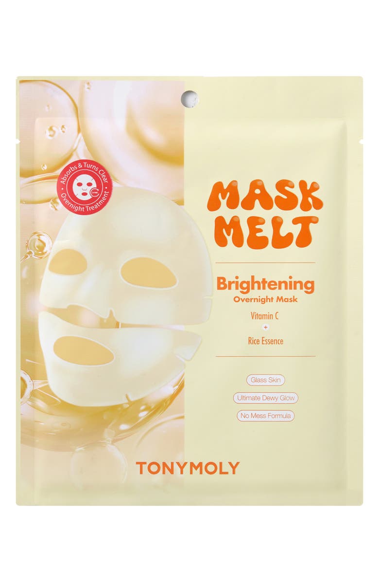 TONYMOLY <p>Mask Melt Brightening Overnight Mask</p>, Main, color, 