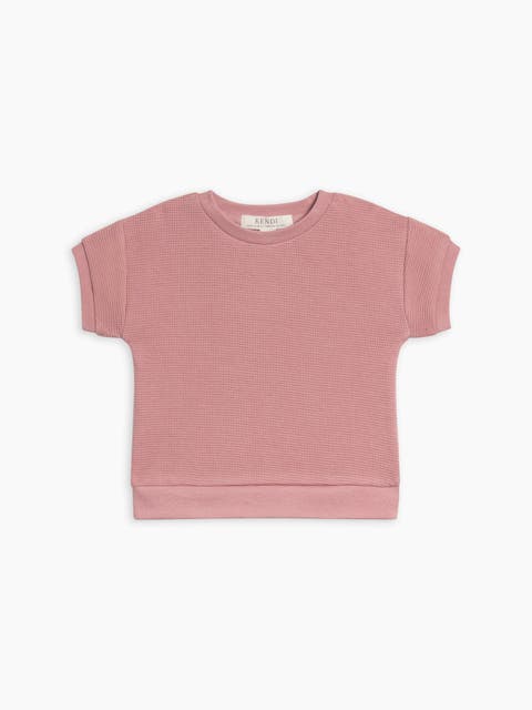 Ali Organic Waffle Short Sleeve Tee (Baby)