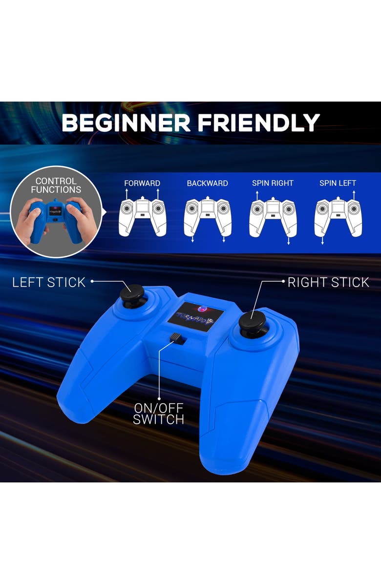 Force1 Blue Tornado Extreme RC Car, Alternate, color, Blue
