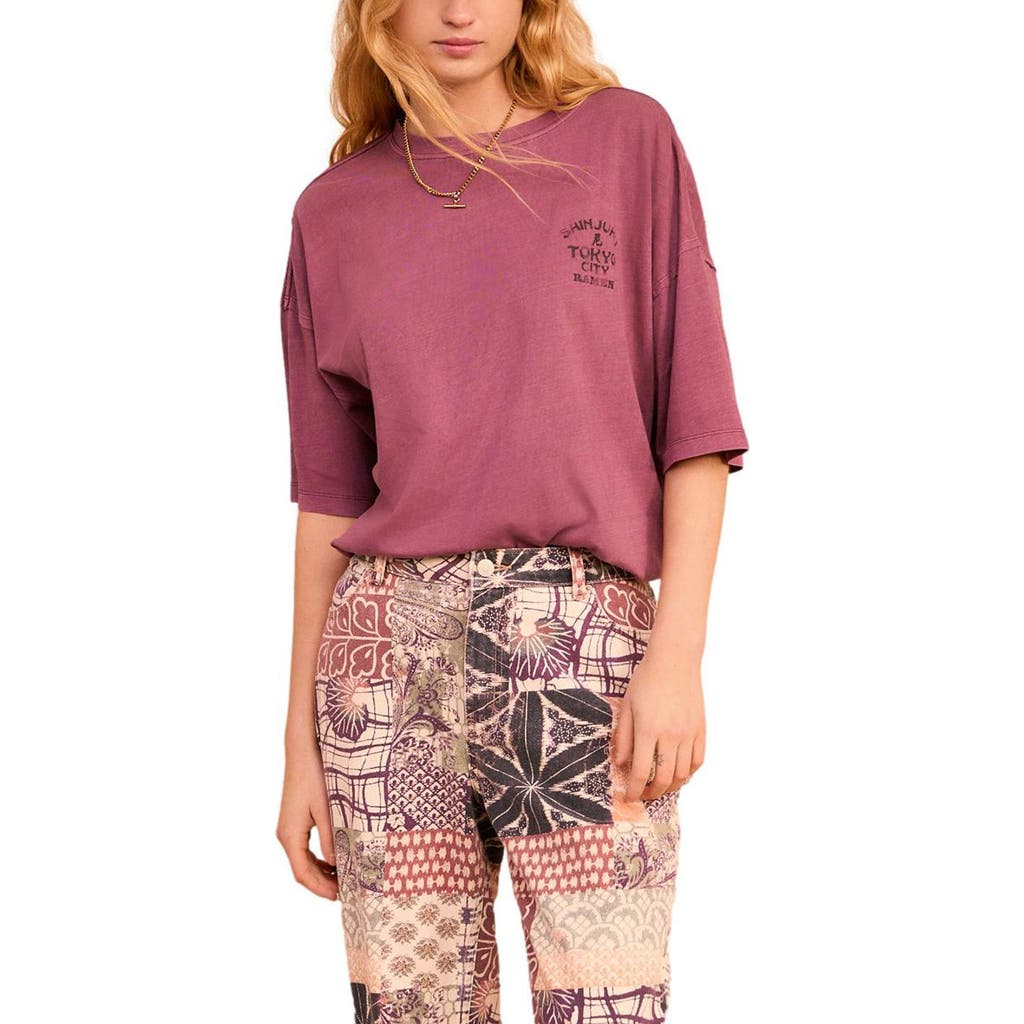 Next Ramen Graphic T-shirt In Purple
