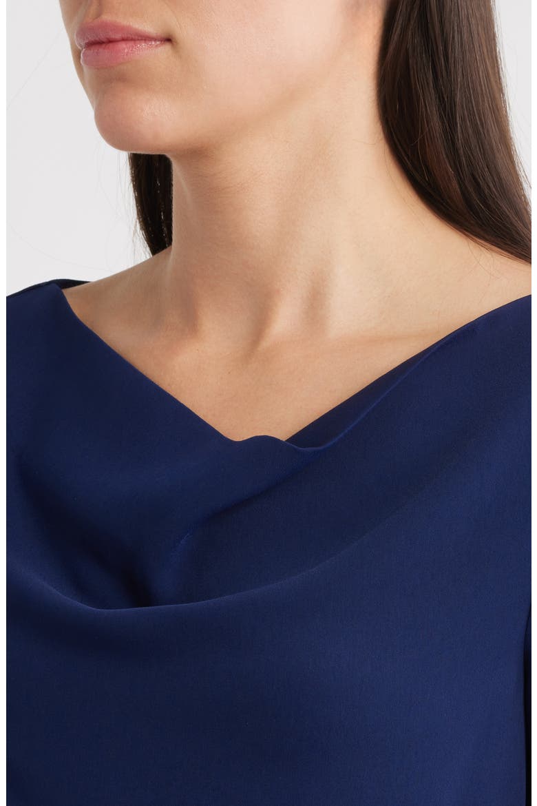 Long Sleeve Minidress, Alternate, color, NAVY