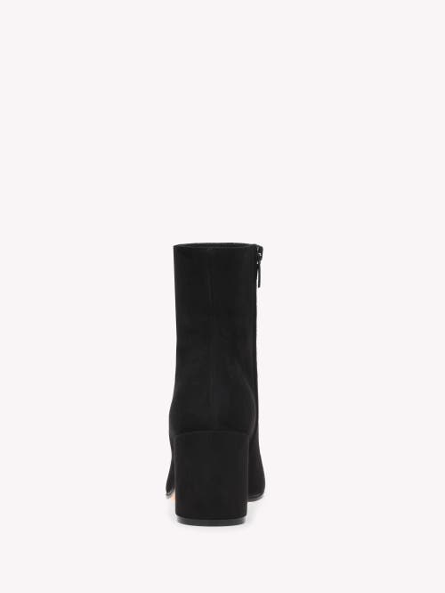 Gianvito Rossi Block Heel Ankle Boots With Suede Finish In Black