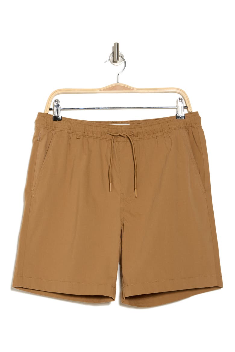 Pull-On Shorts, Alternate, color, CARAMEL