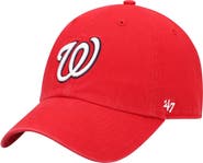 '47 Men's '47 Red Washington Nationals Clean Up Adjustable Hat